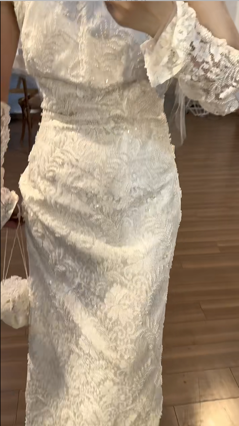 Ivory Wedding Wedding Dress Mermaid Vintage Wedding Gowns cg26364