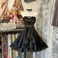 A Line Black Vintage Short Party Dress Cocktail Dresses Homecoming Dress     cg25844