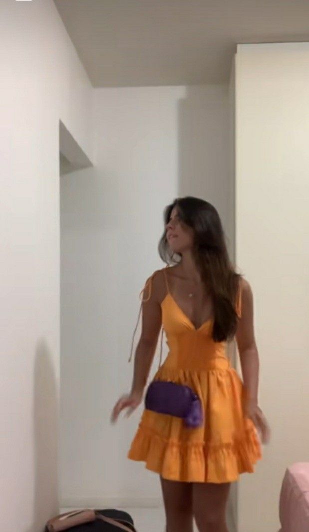 Orange Short Party Dress Short Prom Dresses Homecoming Gowns      cg25621