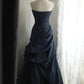 Sweetheart Navy Blue Prom Party Dresses Unique Long Evening Dress   cg25938