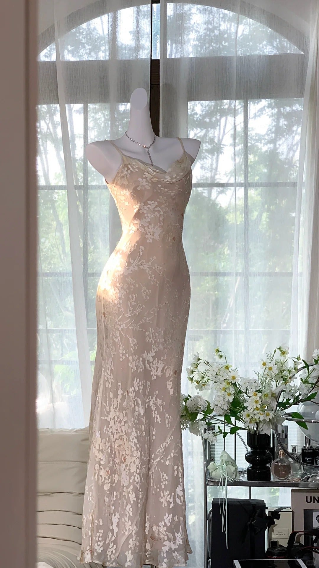 Champagne Long Mermaid Prom Party Dresses Formal Evening Dress   cg25891