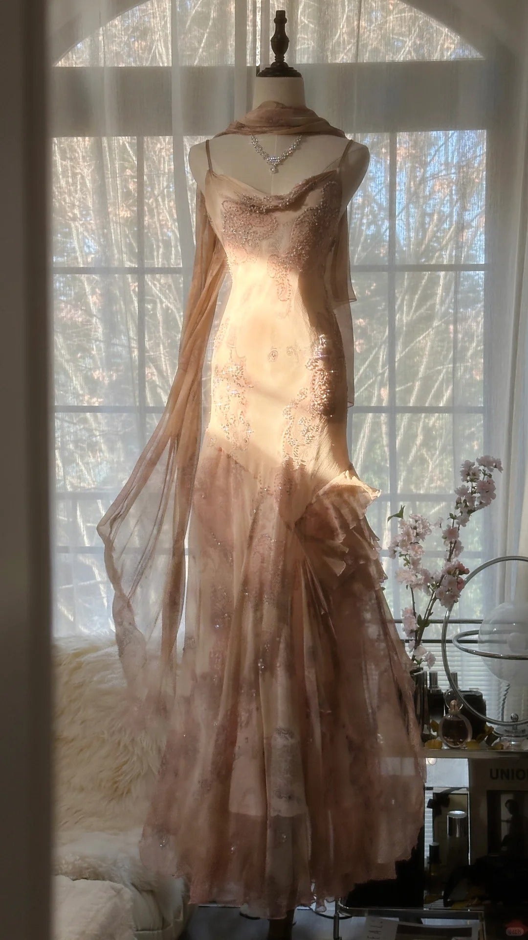 Vintage Evening Dresses, Sleeveless Long Party Gowns  cg25512