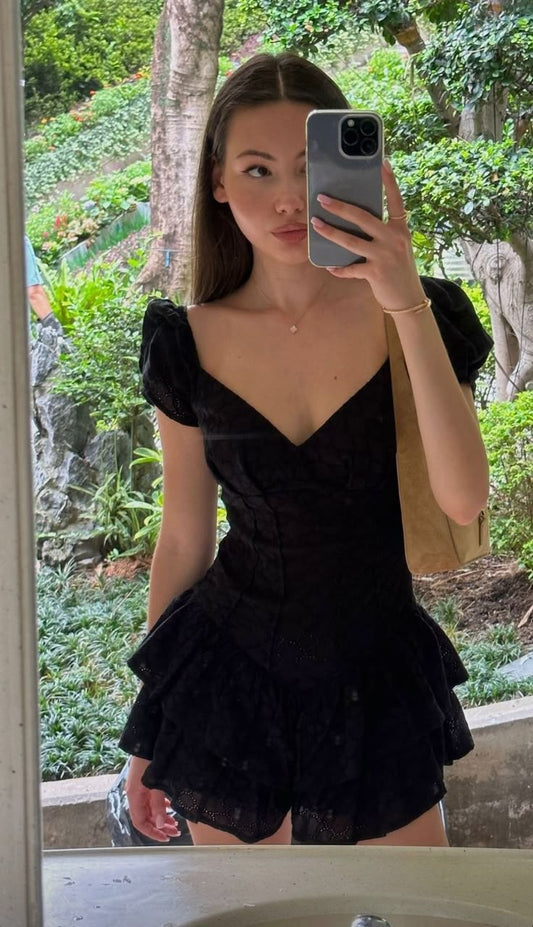 Black Party Dress Short Prom Dresses Homecoming Gowns      cg25611