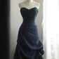 Sweetheart Navy Blue Prom Party Dresses Unique Long Evening Dress   cg25938
