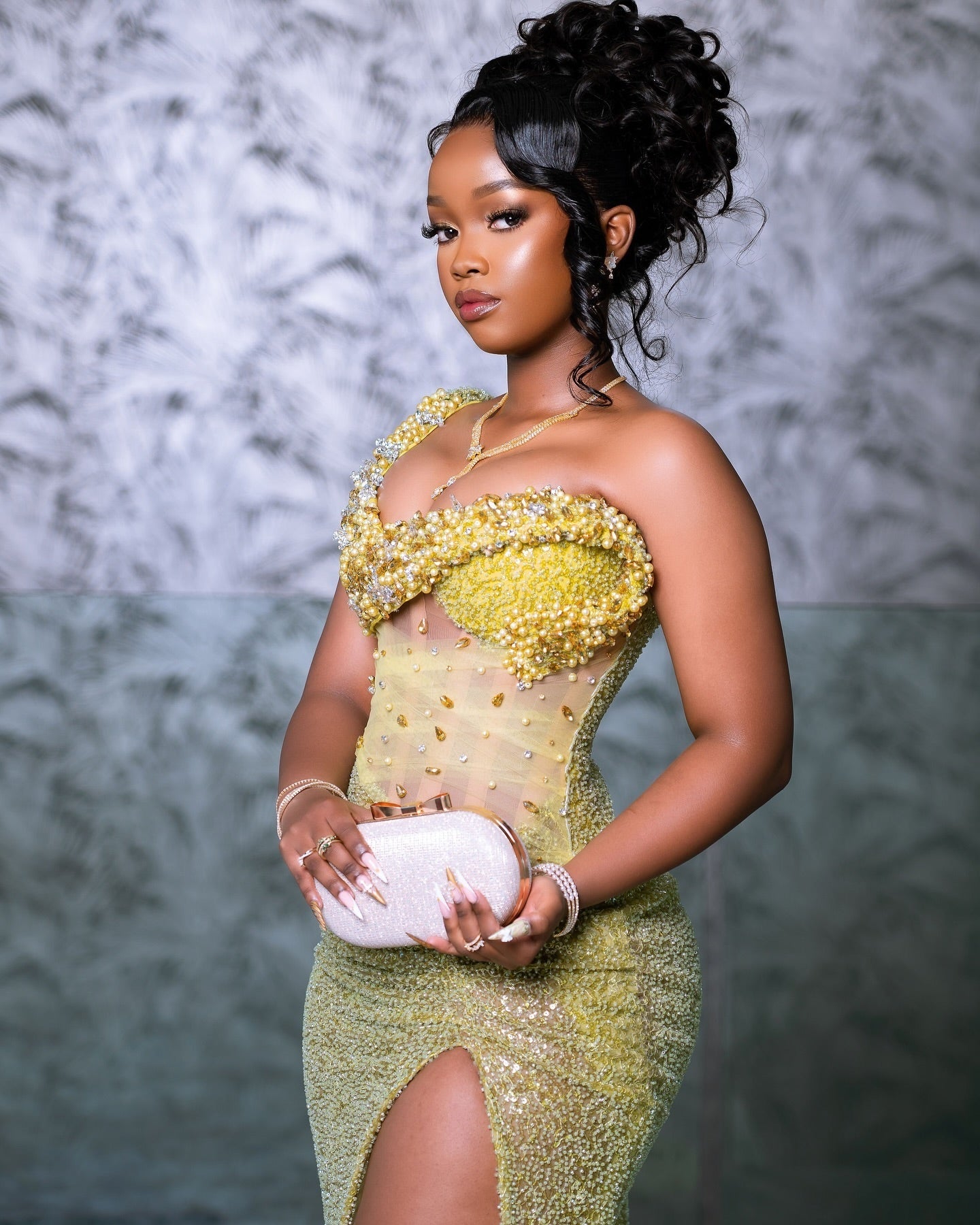 Sexy Long Prom Dresses Formal Evening Dress For Black Girls   cg25456