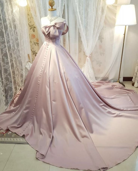 A Line Pink Long Party Dress Evening Dress Prom Dresses     cg25693