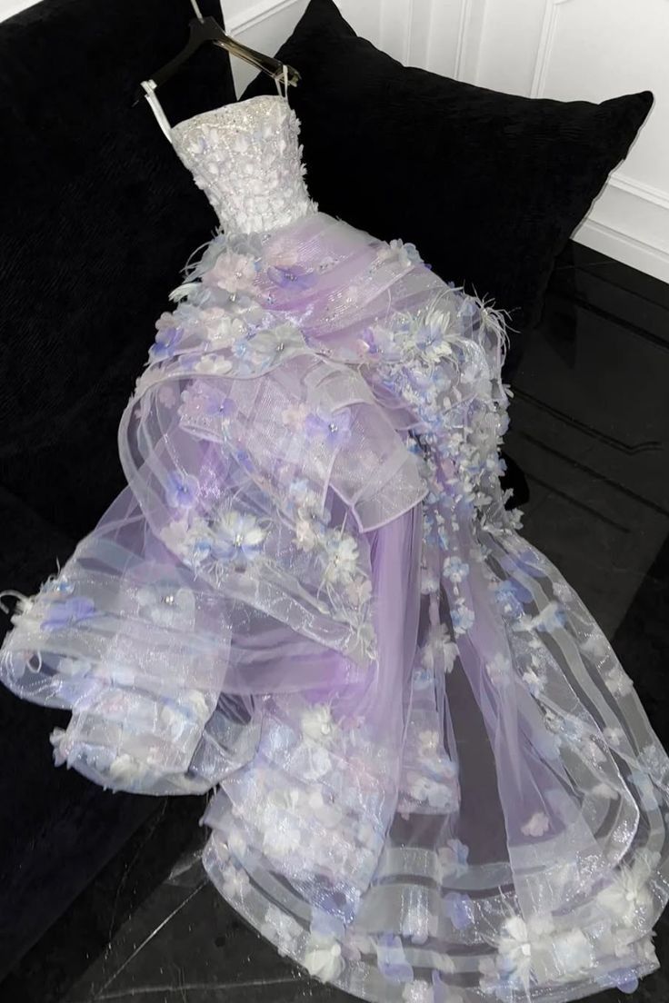 A Line Tulle Prom Party Dresses Unique Long Evening Dress   cg25913