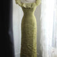 Green Off Shoulder Vintage Long Party Dress Evening Dress Prom Dresses     cg25706