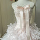 A Line Pink Prom Party Dresses Unique Long Evening Dress Vintage Princess Dress   cg25986