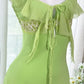 Green Mermaid Dress Vintage Party Dress Evening Dress Prom Dresses     cg25708