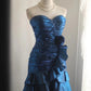 Blue Vintage Short Party Dress Cocktail Dresses Homecoming Dress     cg25760