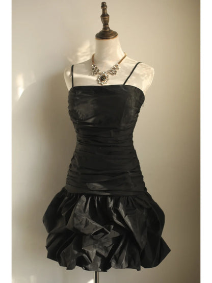 A Line Black Vintage Homecoming Dresses Short Prom Dress Short Party Dress    cg25932