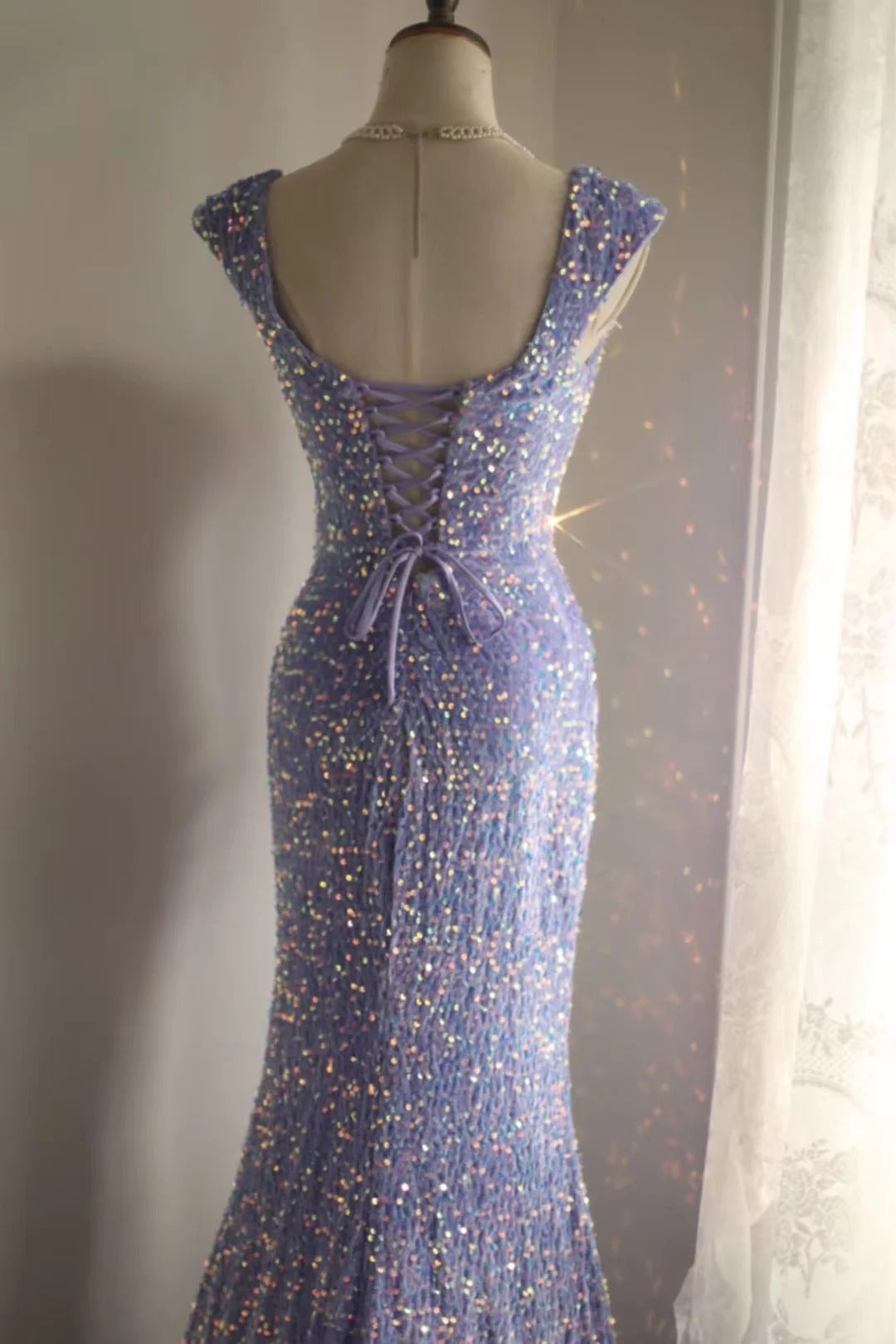 Long Mermaid Sequin Party Dress Evening Dress Prom Dresses     cg25756