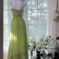 Green Long Vintage Prom Party Dresses Formal Evening Dress   cg25893