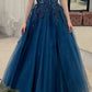 A Line Tulle Formal Dress Long Party Dress Evening Dress Prom Dresses     cg25729