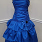 Royal Blue Vintage Short Party Dress Cocktail Dresses Homecoming Dress     cg25841