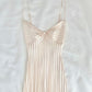 Light champagne prom long dress, vintage formal dress      cg25443