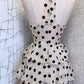 A Line Black Polka Dots Short Party Dress Cocktail Dresses Homecoming Dress     cg25744