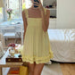 A Line Yellow Chiffon Short Party Dress Cocktail Dresses Homecoming Dress     cg25739