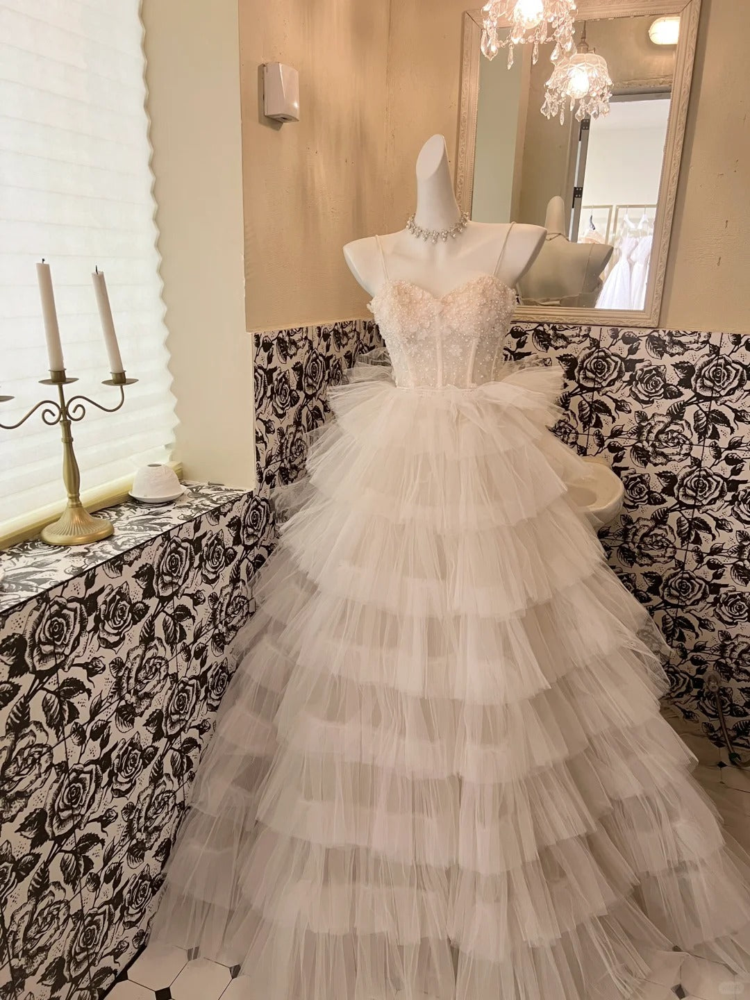 A Line Tulle Princess Evening Dress for Girls Long Party Gowns    cg25781