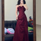 Burgundy Prom Dresses, Long Evening Dress Formal Dress    cg25969