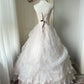 A Line Light Pink Strapless Prom Party Dresses Unique Long Evening Dress Vintage Princess Dress   cg25990