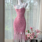 Pink Vintage Dresses Homecoming Dress Short Prom Dress Party Dress    cg26045