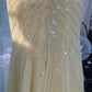 Yellow Prom Party Dresses Unique Evening Dress Vintage Princess Dress   cg26031