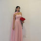 Pretty A-Line Pink Long Prom Dresses Formal Evening Dress    cg25866