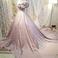 A Line Pink Long Party Dress Evening Dress Prom Dresses     cg25693