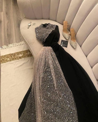Sexy Black Prom Party Dresses Unique Evening Dress Long Princess Dress   cg26035