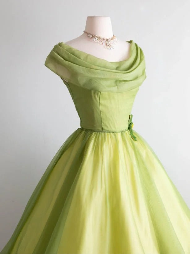 A Line Green Off Shoulder Short Party Dress Cocktail Dresses Homecoming Dress     cg25702