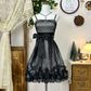A Line Black Vintage Short Party Dress Cocktail Dresses Homecoming Dress     cg25808