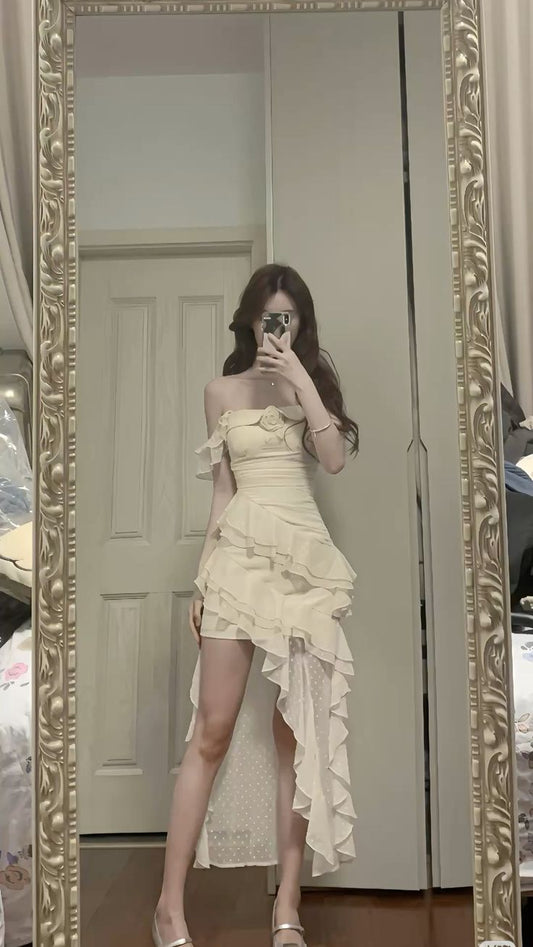 Off Shoulder Chiffon Party Dress Evening Dress Prom Dresses     cg25656