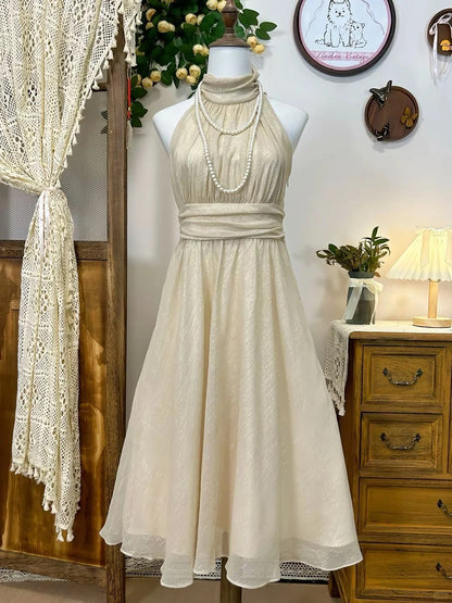 A Line Champagne Vintage Short Party Dress Cocktail Dresses Homecoming Dress     cg25832