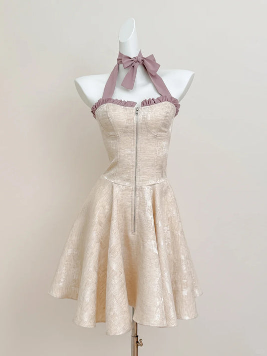 A Line Halter Vintage Homecoming Dresses Short Prom Dress Short Party Dress Cocktail Dresses     cg25919