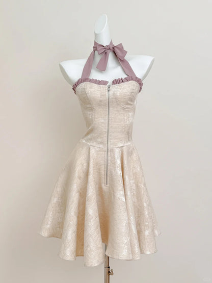 A Line Halter Vintage Homecoming Dresses Short Prom Dress Short Party Dress Cocktail Dresses     cg25919