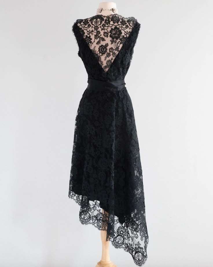 Black Lace Prom Party Dresses Unique Evening Dress   cg25910