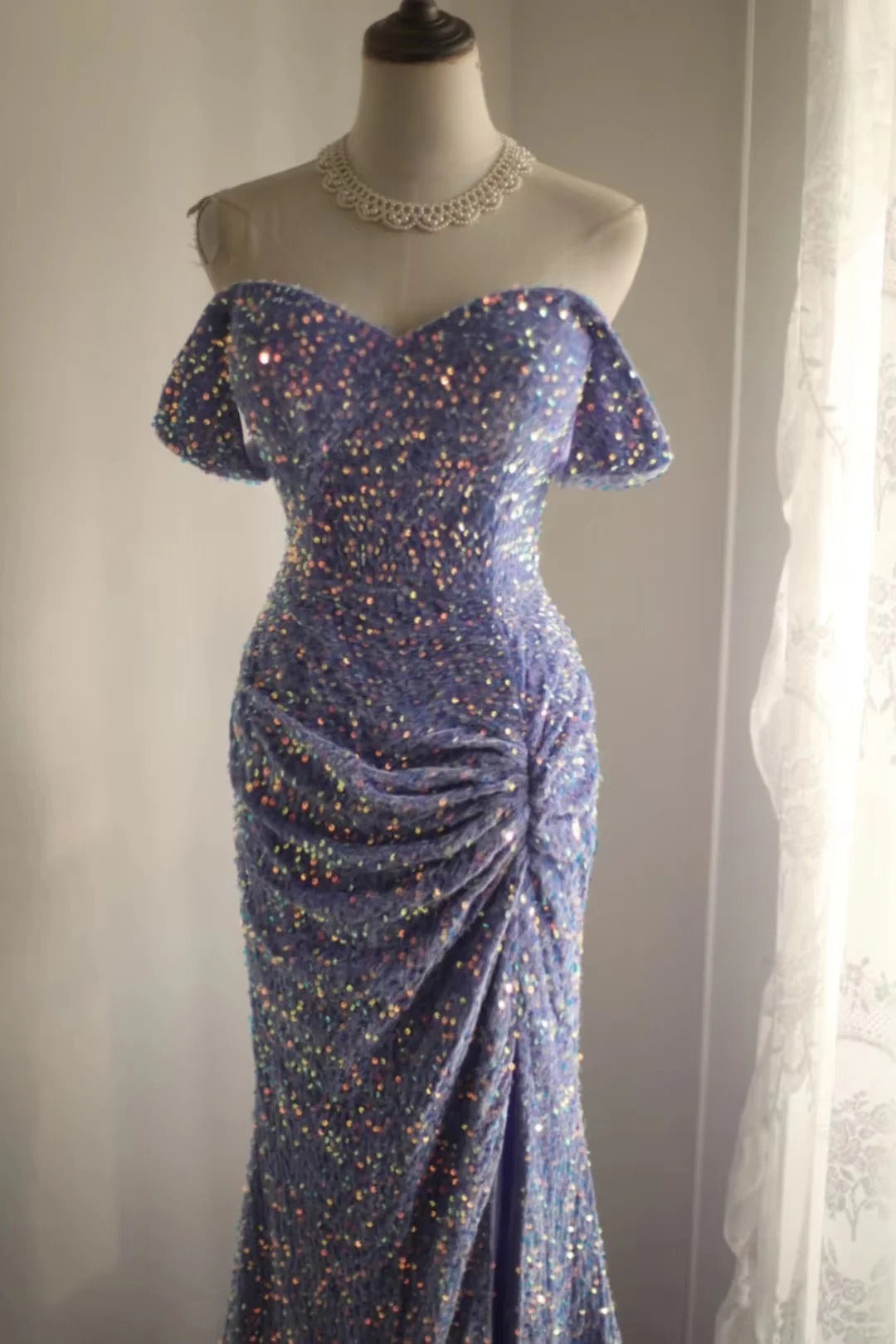 Long Mermaid Sequin Party Dress Evening Dress Prom Dresses     cg25756