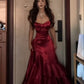 Burgundy Evening Dresses, Sleeveless Long Prom Party Gowns  cg25556