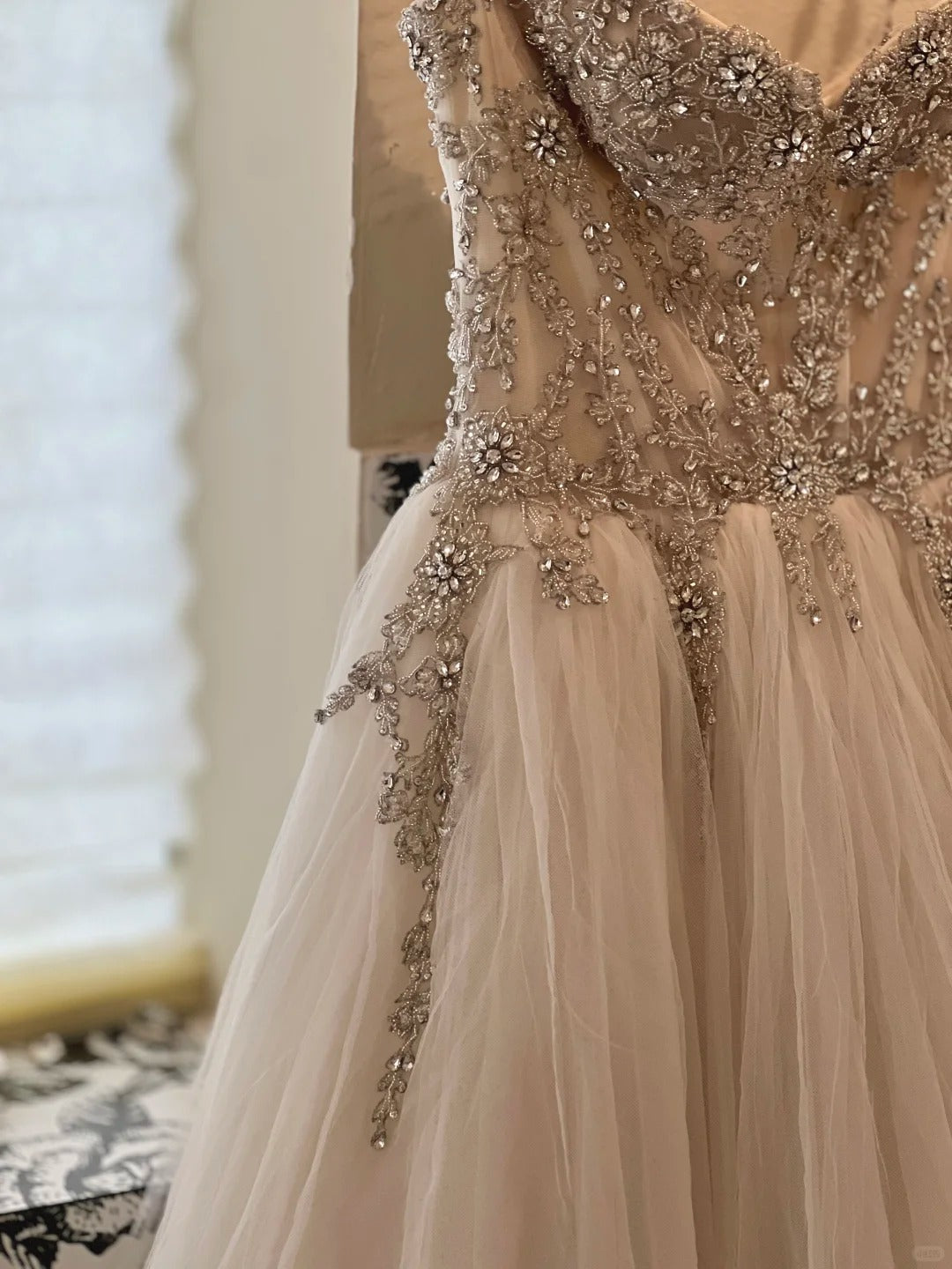 A Line Tulle Princess Evening Dress for Girls Long Party Gowns    cg25784