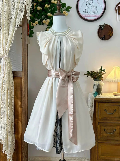 A Line Chiffon Lace Vintage Short Party Dress Cocktail Dresses Homecoming Dress     cg25830