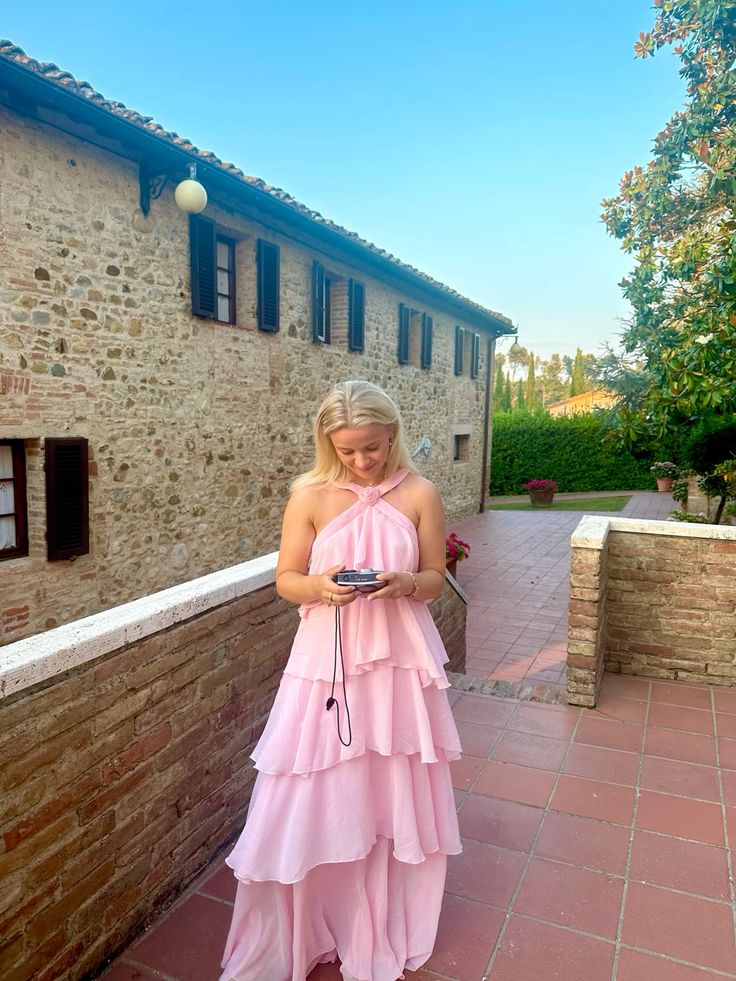 Classic Pink Prom Dresses Long Prom Gown 22th Birthday Outfit     cg25959