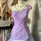A Line Lilac Vintage Evening Dresses, Sleeveless Party Gowns  cg25492