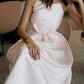 A-Line Spaghetti Straps Backless Tea-Length Prom Dress with Pockets cg627