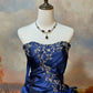 A Line Royal Blue Strapless Ball Gown Quinceanera Dress Unique Evening Dress    cg25566
