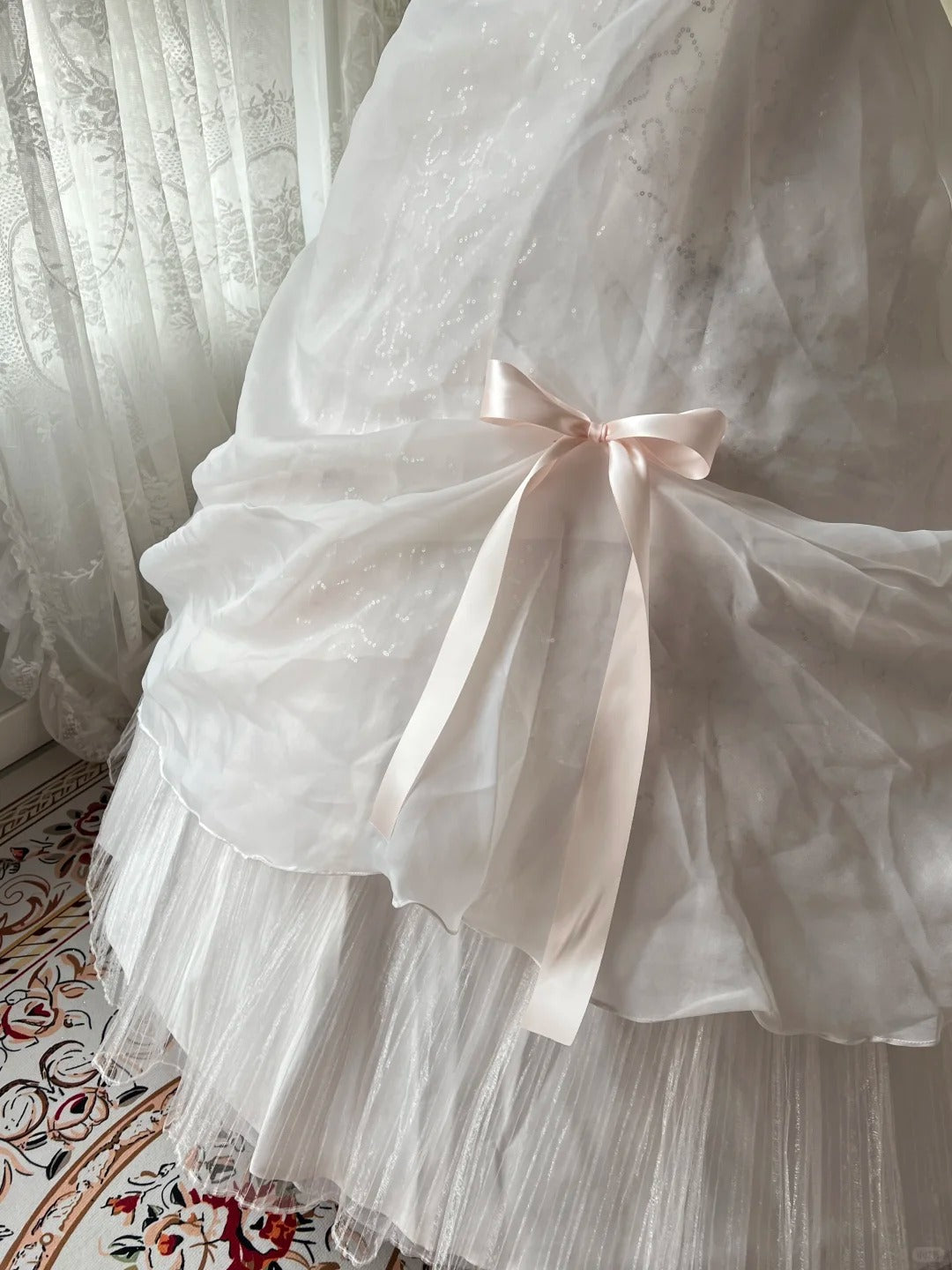 A Line Pink Prom Party Dresses Unique Long Evening Dress Vintage Princess Dress   cg25985