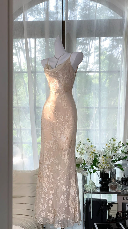 Champagne Long Mermaid Prom Party Dresses Formal Evening Dress   cg25891