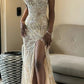 Champagne Evening Dresses,Sleeveless Party Prom Dress, Formal Dress    cg25471