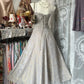 A Line Gray Lace Vintage Short Party Dress Cocktail Dresses Homecoming Dress     cg25751